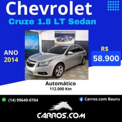 CHEVROLET Cruze Sedan 1.8 16V 4P LT ECOTEC FLEX AUTOMTICO
