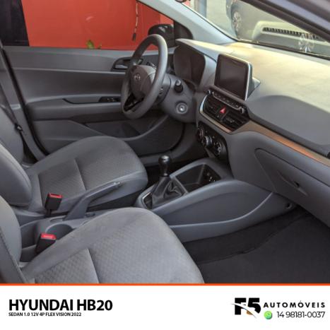 HYUNDAI HB 20 Sedan 1.0 12V 4P FLEX VISION, Foto 11